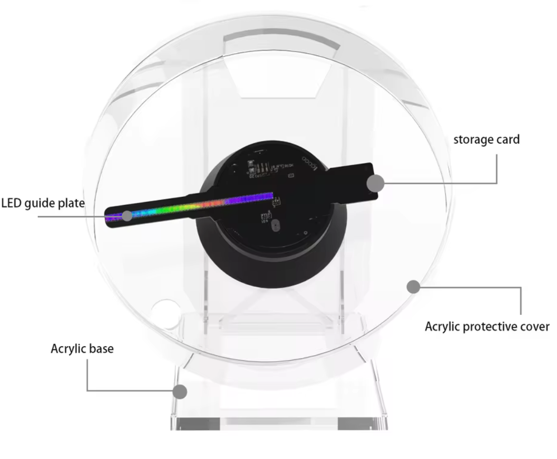 Personal Hologram Displayer (Clear)